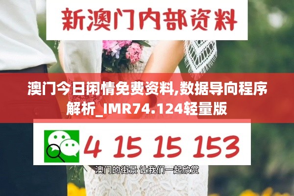 澳门今日闲情免费资料,数据导向程序解析_IMR74.124轻量版