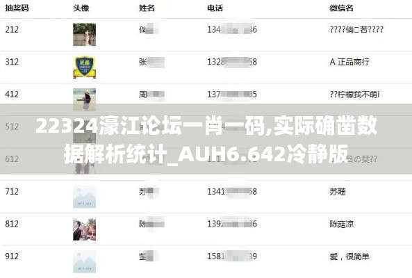 22324濠江论坛一肖一码,实际确凿数据解析统计_AUH6.642冷静版