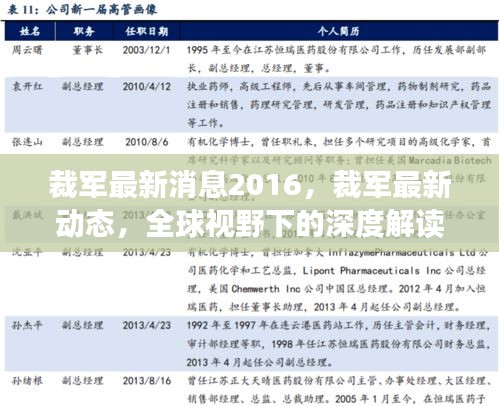 全球裁军最新动态与深度解读，2016年年度报告发布