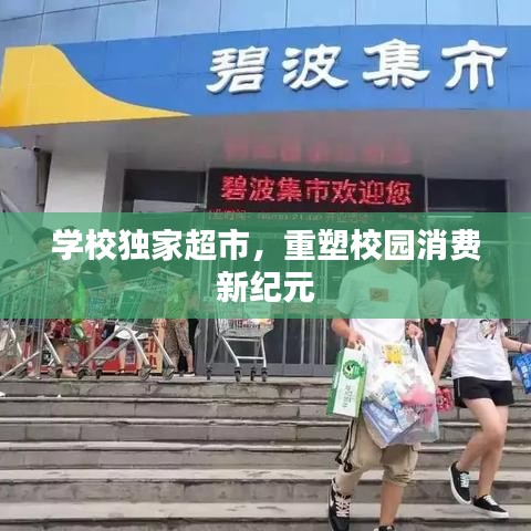 学校独家超市，重塑校园消费新纪元