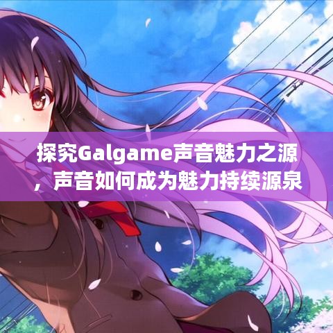 探究Galgame声音魅力之源，声音如何成为魅力持续源泉