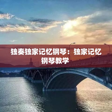 独奏独家记忆钢琴：独家记忆钢琴教学 