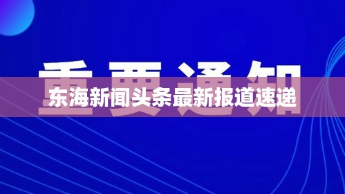 东海新闻头条最新报道速递