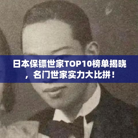 日本保镖世家TOP10榜单揭晓，名门世家实力大比拼！