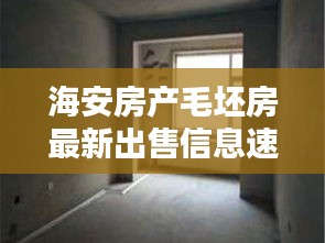 海安房产毛坯房最新出售信息速递