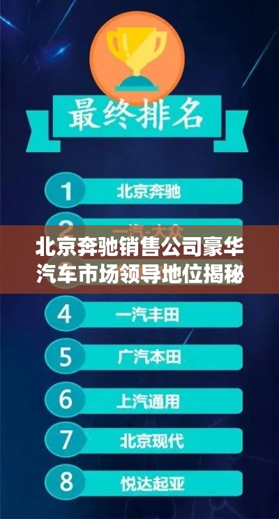 北京奔驰销售公司豪华汽车市场领导地位揭秘排行榜
