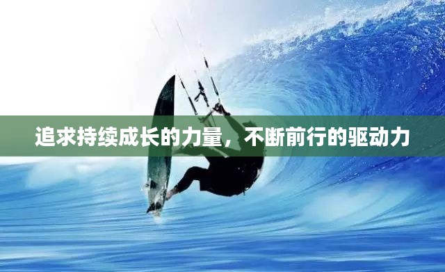 追求持续成长的力量，不断前行的驱动力