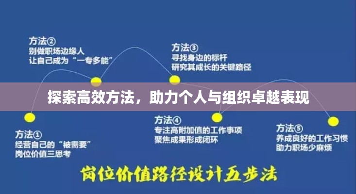 探索高效方法，助力个人与组织卓越表现