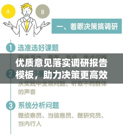 优质意见落实调研报告模板，助力决策更高效！
