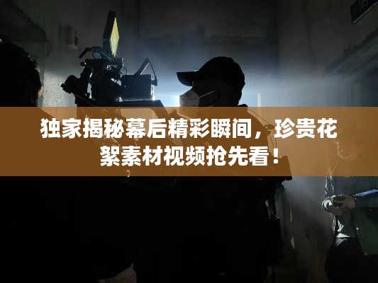 独家揭秘幕后精彩瞬间，珍贵花絮素材视频抢先看！