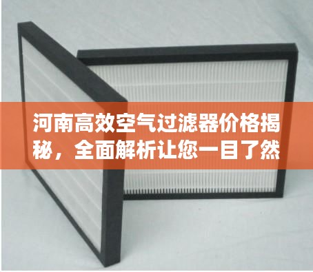 河南高效空气过滤器价格揭秘，全面解析让您一目了然