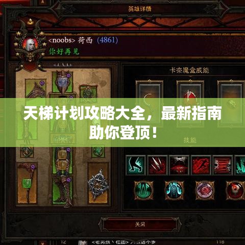 天梯计划攻略大全，最新指南助你登顶！