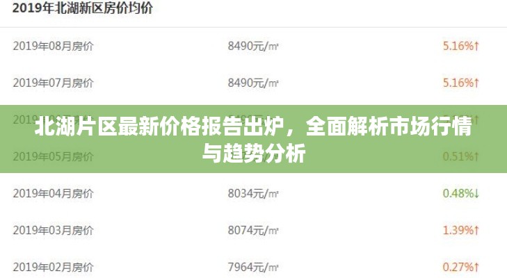 北湖片区最新价格报告出炉，全面解析市场行情与趋势分析