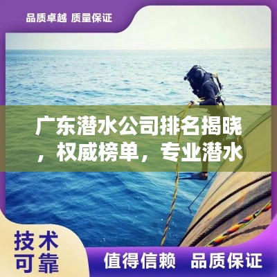 广东潜水公司排名揭晓，权威榜单，专业潜水服务优质企业上榜！