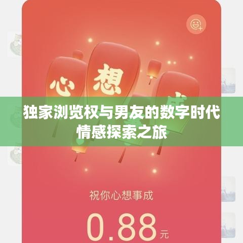 独家浏览权与男友的数字时代情感探索之旅