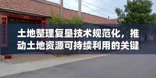 土地整理复垦技术规范化，推动土地资源可持续利用的关键之道