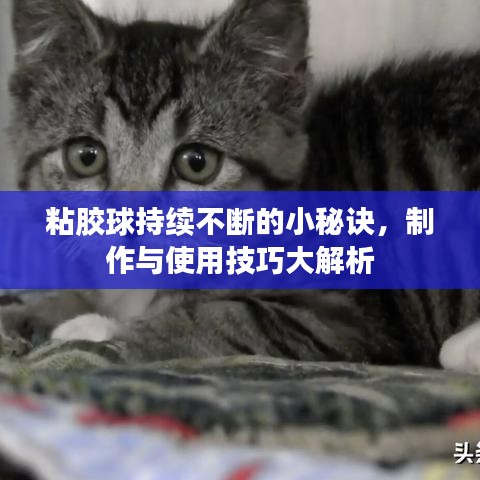 粘胶球持续不断的小秘诀，制作与使用技巧大解析