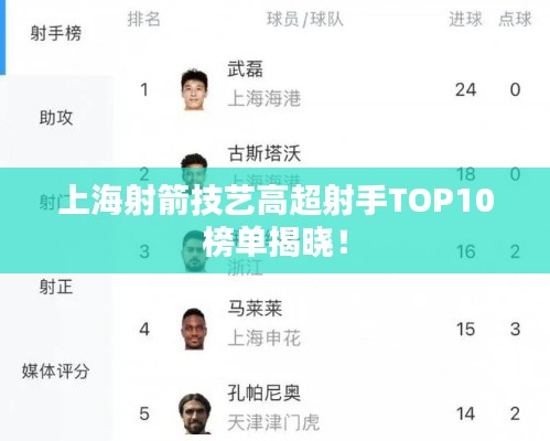 上海射箭技艺高超射手TOP10榜单揭晓！